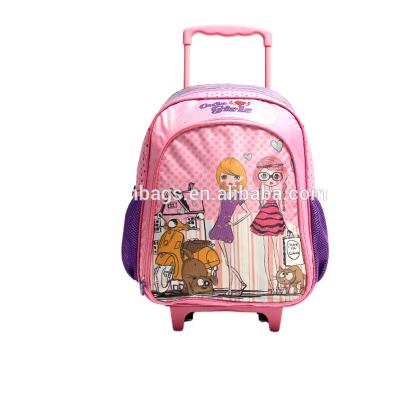 China Waterproof Fashion Cute Japan Girls School Bags Kids School Trolley Bag For Children for sale