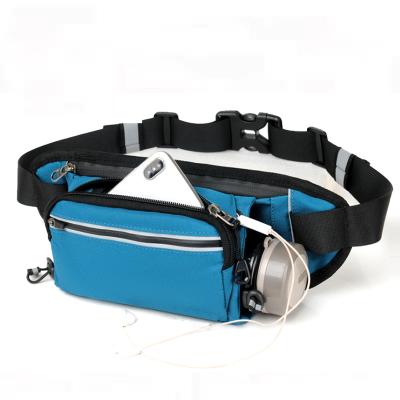 China Water Proof Belt Hydration Waist Pack Outdoor Men Women Running Waist Pack With Water Bottle Holder for sale