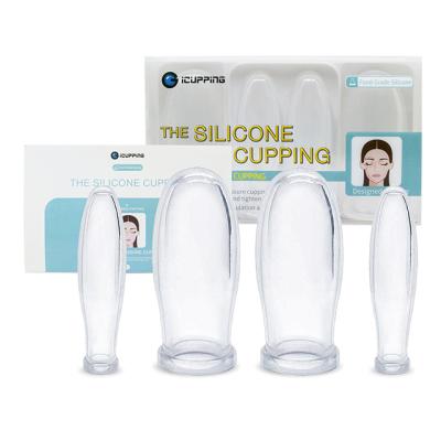 China Convenient Facial Cupping Therapy Anti Cellulite Anti Wrinkle Silicone Cupping Set for sale