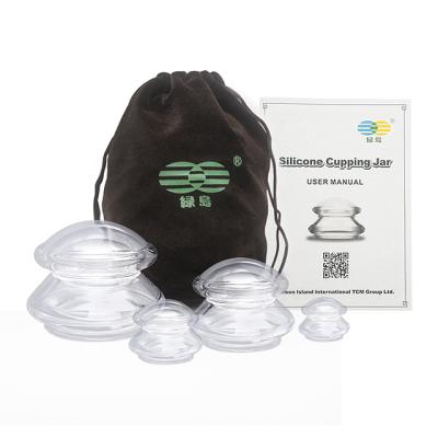 China Cupping Cupping Cupping Hijama Cups Vacuum Back Sets Set 4 Massage Cupping Set for sale