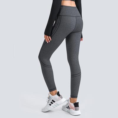 China Breathable Wholesale In-Stock Various Specifications Color Leggings Women Yoga Pants Gym Sports Fitness High Impact Leggings for sale