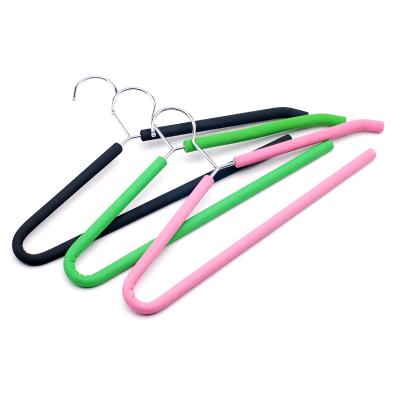 China Factory Multifunctional Factory High Quality Anti Slip EVA Foam Pants Hangers For Clothes for sale