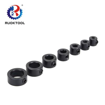 China Hot Sale 8Pcs/Lot 3-12mm Drill Bit Depth Wood Drilling Stop Collar Ring Positioner Locator for sale