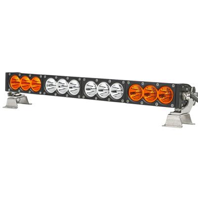 China Wholesale Die Casting Aluminum Alloy Housing Amber Roof Strobe Curved 4x4/Straight Off-Road Single Row Single Row Led Light Bar for sale