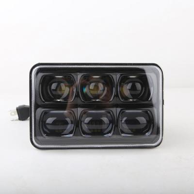 China Die Casting Aluminum Alloy Housing 6D 60w 4x6 Sealed Beam Led Headlight For Cars for sale