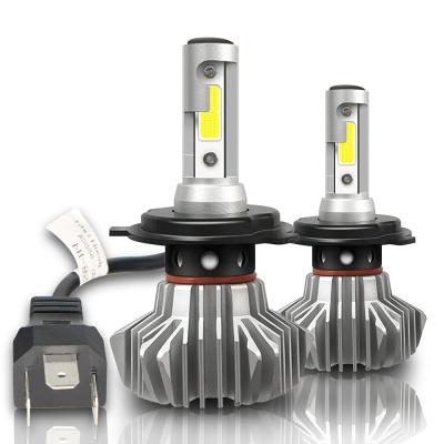 China All car high quality 50w 12v 8000LM cob c6 led headlight h11 fanless bulbs kits 6000k for sale