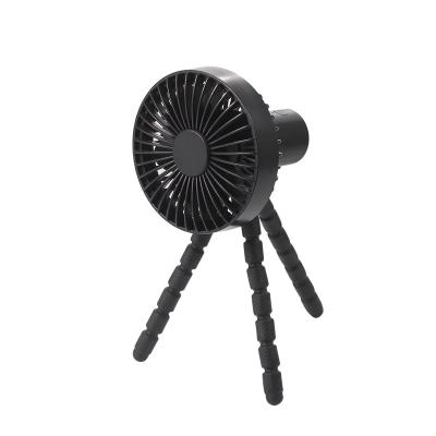 China Hotel 2022 new design jellyfish octopus multifunctioni baby stroller fan usb rechargeable flexible tripod bracket air cooler for sale