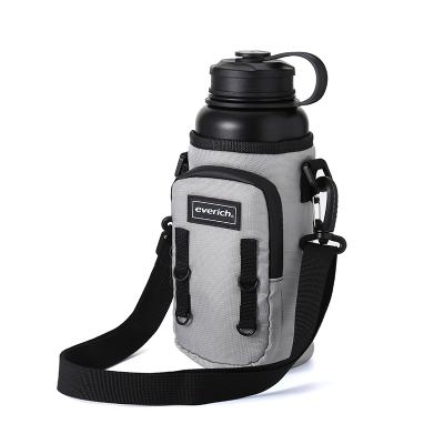 China Logo Waterproof Portable Insulated Neoprene Customized Waterproof Carry Bags For Water Bottles Sleeves for sale