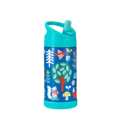 China Amazon Success 350ml PORTABLE Stainless Steel Vacuum Insulated Kids Water Bottle With Custom Printing for sale