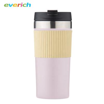 China Viable French Series Rose Gold Glitter Tumblers Vacuum Press Coffee Insulated Tumbler Blank Stainless Steel Travel Sublimation for sale