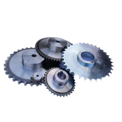 China Sprocket Wear Resistant Transmission Harden Metric Tooth Stainless Steel Conveyor Drive Roller Chain Idler Gear Sprocket for sale