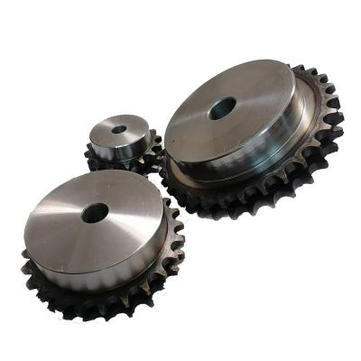 China Wear resistant standard steel duplex chain sprockets big with high quality and low price for industrial tooling for sale