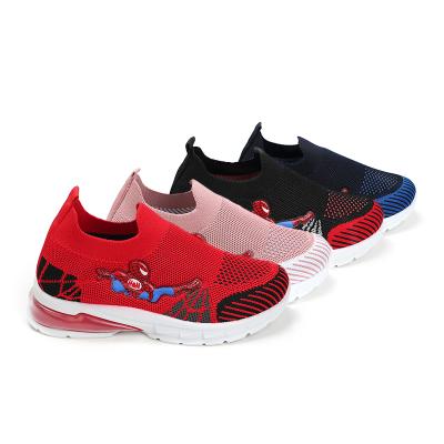 China Breathable Flat Sports Shoes For Kid Children Sport Shoes Kids Injected Shoes for sale