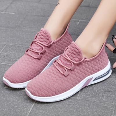 China Fashion Trend Comfortable Jogging Running Shoes For Women Lady Lace Up Sneakers for sale