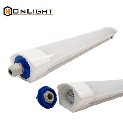 China Garage And Supermarket PC Housing Ip65 0.6m 1.2m Triproof 1.5m Led Linear Light for sale