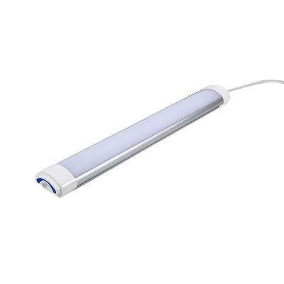 China Supermarket Honlight Made Of China 0.9mm Thickness Aluminum Led Batten Light Tri-proof Light For Subway Station for sale