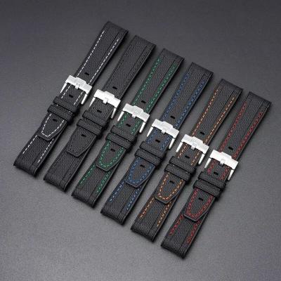 China New Arrival Silicone Waterproof 20mm Watch Band For All Kinds Of Watches for sale