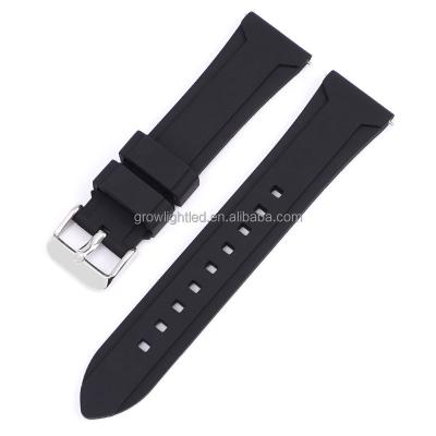 China Wholesale Waterproof Silicone Watch Band 20mm 22mm Rubber Watch Band 24mm for sale