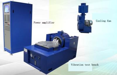 China Sistema de teste bonde da vibração da informação video audio com amplificador de potência, controlador e ventilador de refrigeração à venda