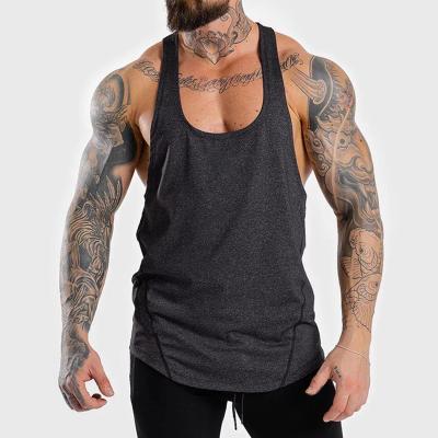 China Muscle Vest Mens Gym Anti-pilling Tank Tops Tank Tops Bodybuilding Clothing For Gymwear for sale