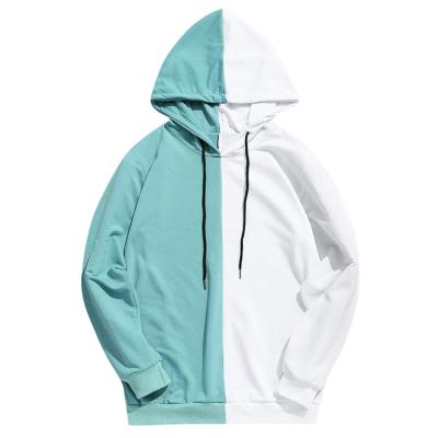 China custom oversized Anti-wrinkle hoodie for your own design streetwear hoodies with two color block for sale