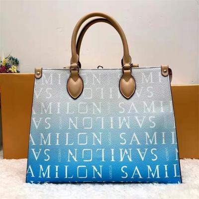 China Other 2022 High Quality Leather Large Capacity PU Handbag Tote Bag New Arrival Designer Purse OEM Customized Design for sale