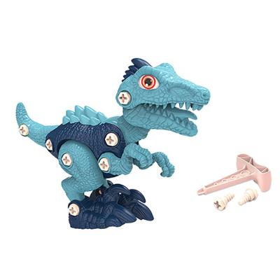 China Factory Direct Sale OEM ODM Take Apart Dinosaurs Blocks Set Toy Dinosaur Assembled Plastic Toys 17*20*8cm for sale