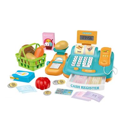 China Kid supermarket role play toy multifunctional cash register toys cashier 36.5*20*18cm for sale