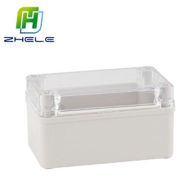 China Low Price DS-AT-0813 IP66 Plastic PC Cover Box Outdoor Waterproof/Dustproof Cable Connector Enclosure 80*130*70 for sale