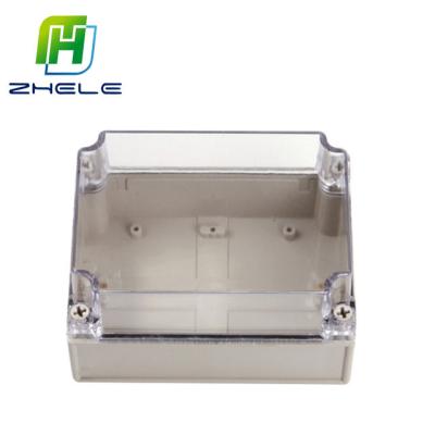 China Waterproof/Dustproof Waterproof ABS Cable Box Manufacture China Plastic Enclosure Box For Electronic 125*175*100mm With PC Cover for sale