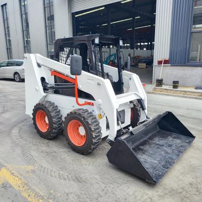 China 500kg 700kgs 850kg 950kg 1050kg 1500kgs Wheel Skid Steer Loader with 35.7Kw Rated Power for sale