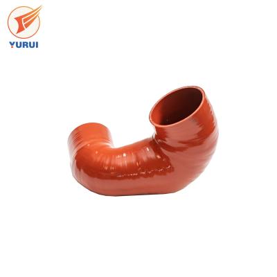 China Authentic Parts Weichai Engine Intake Pipe Rubber Hose 224-01-00002 Inlet Air Pipe for sale