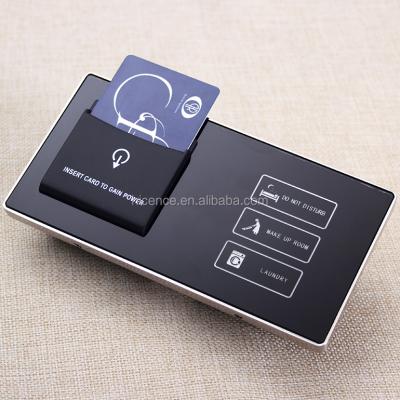 China interior room switch & RFID Panel Energy Saving Card Room Service Touch Electric Switch Hotel Entrance Switch for sale