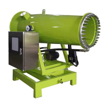 China Agriculture 30 Meters Watering Dust Suppression System Mini Fog Cannon Fog Sprayer For Coal Mining Fan Machine for sale