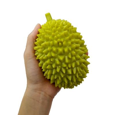 China 2021Hot New Amazon TPR Squeeze Fruit Funny Squishy Durian Toys Soft TPR Squeeze Trigger For Adult Kids Soft Rubber Toy for sale