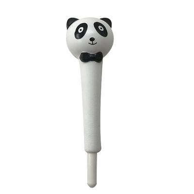 China Newest Relaxation Toys Dinosaur Penguin Panda Cat PU Squishy Pen Student Office Stationery Squishy Decompression Toy Pen for sale