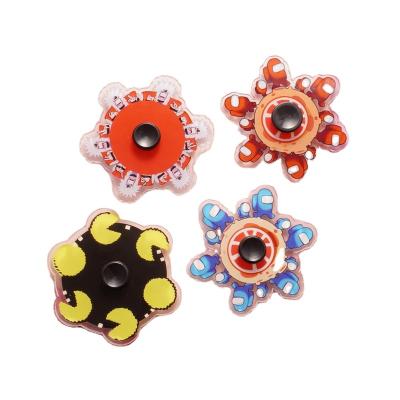 China Funny Running Spinner Finger Gyro Relief Stress 3D Running Person Finger Spinner 3D Effect Hot Anime Spinner Toys for sale