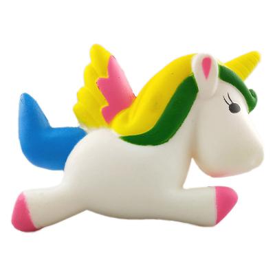 China As Picture / As Your New Factory Condition PU Foam Slow Rising Unicorn Horse Squishy Toys Slow Rising Squishy Animal for sale