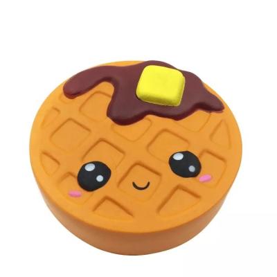 China Squishy Toys Waffles Squishy Toys Squeeze Cake Strain Ball Soft PU Squishy Slow Rising Kids Toys OEM/ODM Gifts for sale