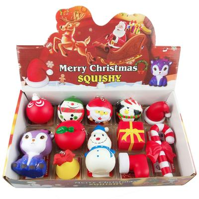 China As The Picture Manufacture Christmas Gift Colorful Hot Selling Anti Squishy Stress PU Foam Ball PU Foam Toy for sale