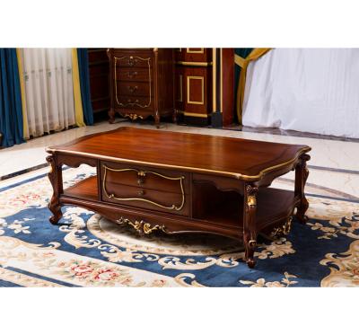 China Other guaranteed luxury solid wood modern living room tea table set suitable quality prices for sale