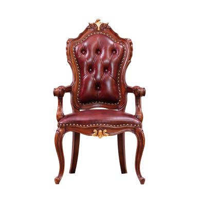 China Other Various Factory Sale Luxury Leather Dining Chairs for sale