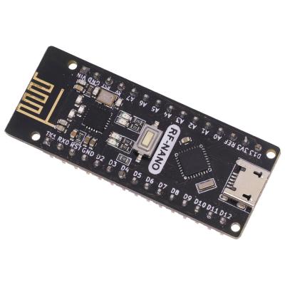 China RF-nano standard for Arduino Nano V3.0, micro USB nano board ATmega328P QFN32 5V 16M CH340, integrate NRF24l01+2.4G radio for sale