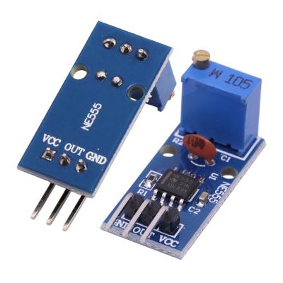 China DC 5V 12V NE555 Adjustable Resistance Frequency Pulse Generator Module Standard Single Channel Output Smart Car for sale