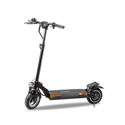 China Fasuer 10inch 500W 48V unisex high set hot sale aluminum alloy adult scooter with rear foot support electric scooter for sale for sale