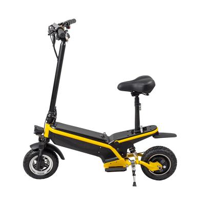 China New Brushless 48v10a Unisex Electric Motor Model Scooter Powerful Light Weight Foldable With Seat for sale