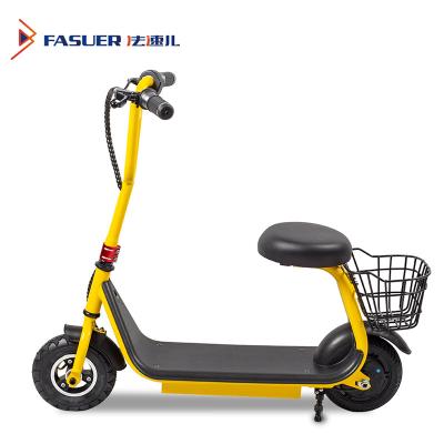 China Big Cheap Iron+ABS Discount 8 Inch 24V 4.4Ah 250W Drum Brake Electric Scooter With Seat For Kids for sale