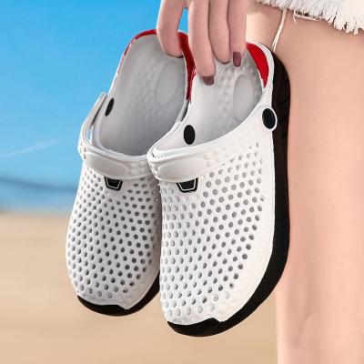 China 2021 Cheap Men Breathable Hole Shoe Summer Light And Breathable Garden Shoes for sale