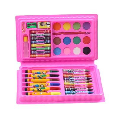 China Portable Non-Toxic 42Pcs Crayons Set With Box Kids Graffiti Painting Pen Color Drawing Pen For Students Art Stationery Supplies for sale