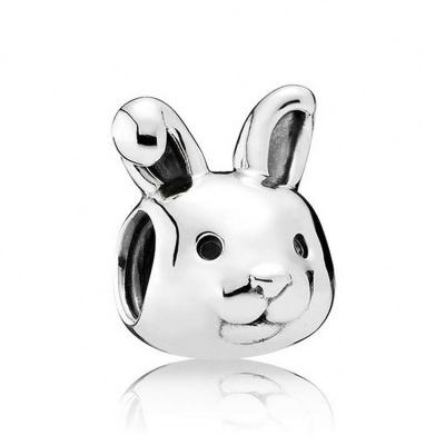 China The Cute Animal Series 925 Sterling Silver Cute Rabbit Charms Bead for Bracelet Jewelry for sale